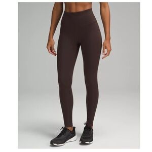 LULULEMON Wunder Train High-Rise Tight 28" Size 2 Espresso